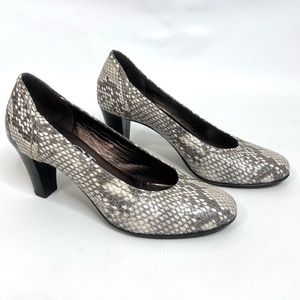 AGL Snakeskin Pumps Heels size 7.5